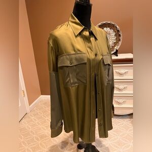 Burberry Olive Green shirt